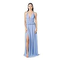 Dress the Population Women's Athena Fit and Flare Maxi Dress
