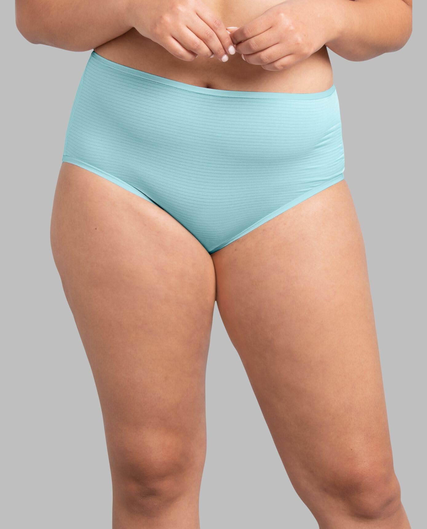 Fruit of the Loom Women's Breathable Underwear, Moisture Wicking Keeps You Cool & Comfortable, Available in Plus Size