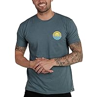 INTO THE AM Men's Graphic Tees S - 4XL Cool Lightweight Fitted Printed Design T-Shirts Nature