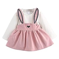 Infant Autumn Kids Suit Toddler Cute Dress Years Baby Old Girl Bandage Rabbit Girls Girls Winter Clothes
