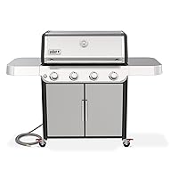 Genesis S-415 Natural Gas Grill, Stainless Steel