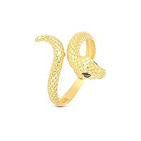 Snake Ring, 14K Real Gold Snake Ring, Animal Ring, Dainty Custom Snake Ring, Handmade Gold Snake Ring, Birthday Gift