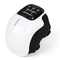 Wireless Knee Massager, LED Display Infrared Heat Compress and Vibration to Relieve Knee Pain, Joint Stiffness and Swelling, Ligament Stretching and Muscle Injury. It's The Best Gift