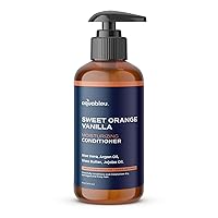Sweet Orange Vanilla Conditioner – Naturally Moisturizing, Keratin Home Care Treatment – For Men and Women – with Silk Amino Acid, Aloe and Shea Butter - Soothes Dry Hair – 16oz