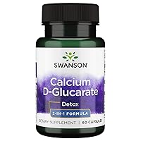 Swanson Calcium D-Glucarate 250 Milligrams 60 Capsules