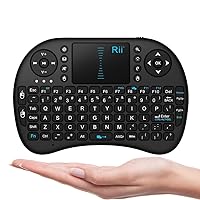 Rii i8 (10038-FL) Mini 2.4GHz Wireless Touchpad Keyboard with Mouse Black
