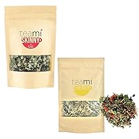 Teami® Energy And Skinny Tea, Revitalize Your Body and Recharge Your Energy Levels with Our All-Natural Skinny and Energy-Boosting Tea Bundle: