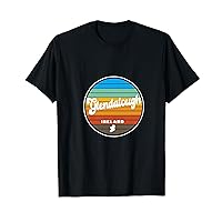 Round Retro Vintage Glendalough Area in Ireland UK Graphic T-Shirt