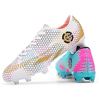 fenfang Men's Junior Soccer Shoes, Training Shoes, Broken Claw Soccer Shoes, Junior, Adult, Professional Football, Sports Shoes, Lightweight, Abrasion-resistant, Anti-Slip, Unisex, Large Size, 8.7 - 11.0 inches (22.0 - 28.0 cm)