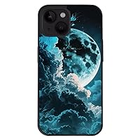 Moon Print iPhone 14 Case - Cool Phone Case for iPhone 14 - Graphic iPhone 14 Case