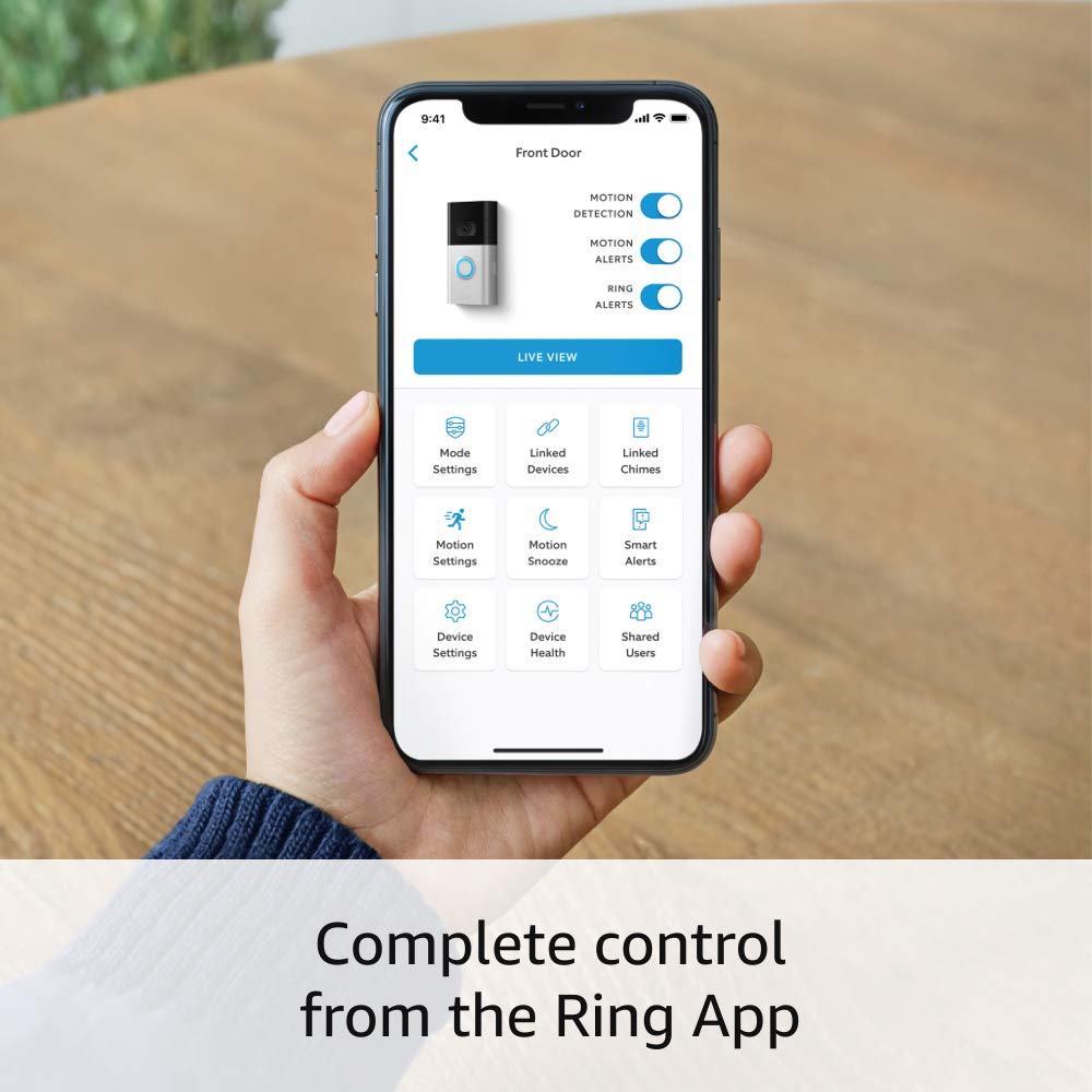 Ring Video Doorbell 4 – improved 4-second color video previews plus easy installation, and enhanced wifi