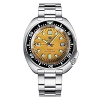 STEELDIVE SD1974 Yellow Dial Black Ceramic Bezel Diving Watches Luminous NH35 Automatic 200m Stainless Steel Sports Watch