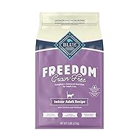 Blue Buffalo Freedom Grain Free Natural Indoor Adult Dry Cat Food, Chicken 5-lb