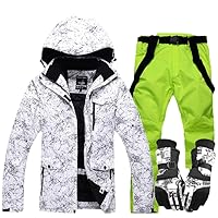 Thicken Warm Ski Suit - Windproof Waterproof Set for Men and Women with Plus Size Options