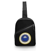 US Spaceforce Foldable Sling Backpack Travel Crossbody Shoulder Bags Hiking Chest Daypack