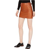 Free People Womens Charli Mini Skirt, Brown, 12
