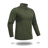 Men's Long Sleeve Shirts UPF 50+ UV Protection Sun Shirts Quarter Zip Lightweight Quick Dry Golf Casual Shirts