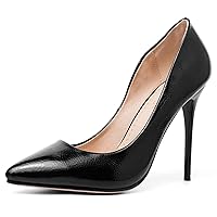 Women Stiletto Pumps, High Heel Pumps Pointed Toe Slip On Party Shoes Elegant, Size 3.5-10