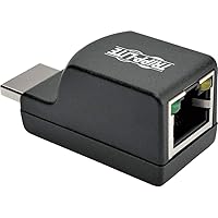 Tripp Lite HDMI over Cat5e/Cat6 Extender Receiver Video/Audio, Passive, Low-Profile, 1080p, Up to 100ft (B126-1P0-MINI),Black