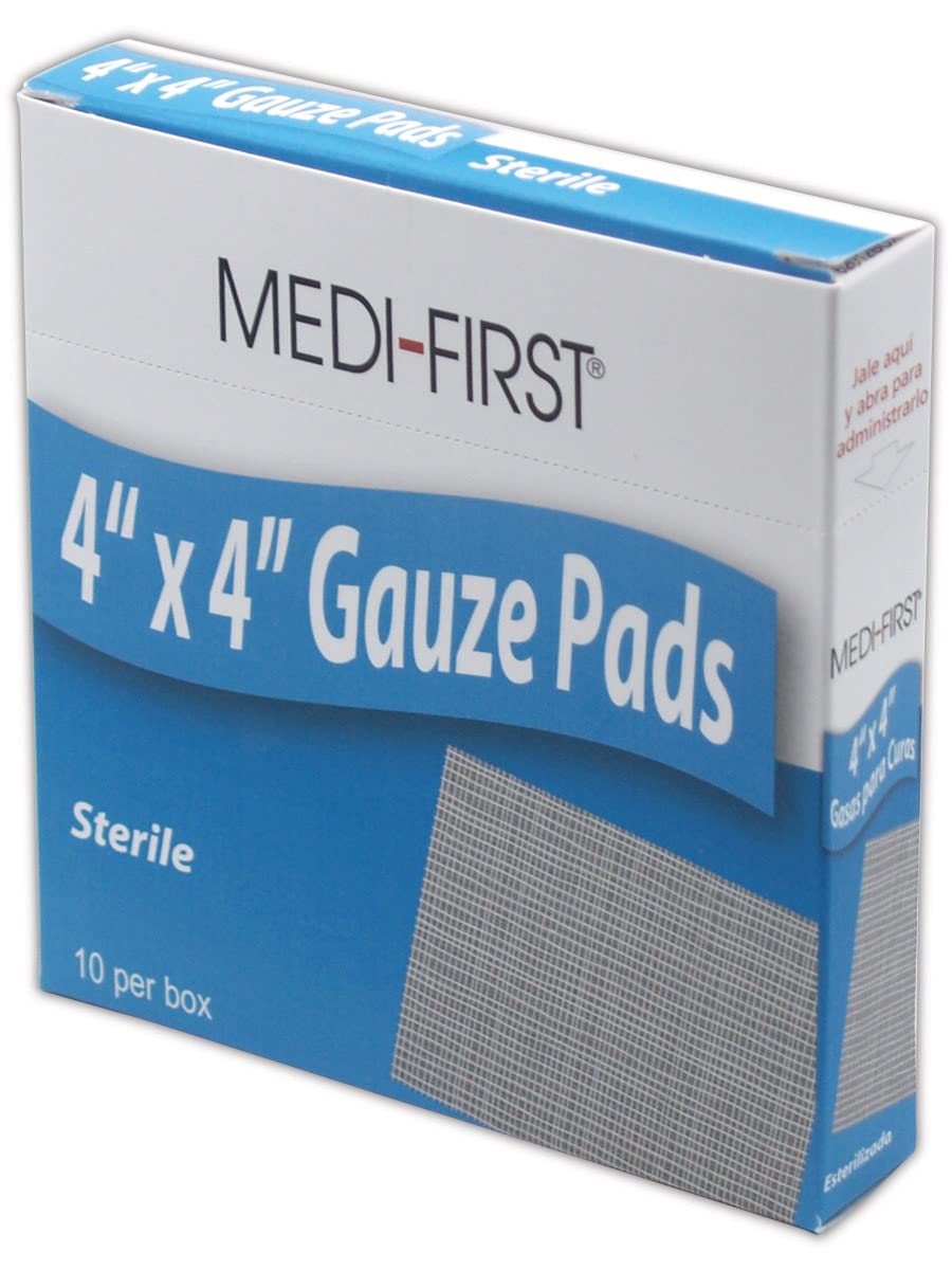 Medique MP62073 Medi-First Sterile Gauze Pad, 4