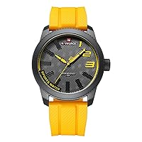 NAVIFORCE Sport Waterproof Watches for Students Boys Men, Silicone Band Watch with Second Hand