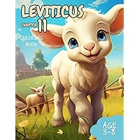 Leviticus Chapter 11 Coloring book: Awesome Israelite Coloring book for Children ages 3-8