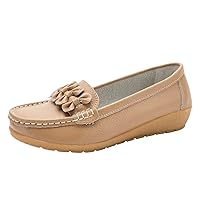 Flats Shoes, Slip On Women Comfort Walking Flat Loafers Casual Shoes Driving Loafers Walking Shoes for Women