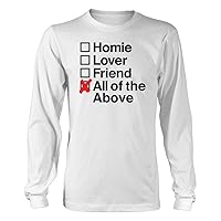 Homie Lover Friend #311 - A Nice Funny Humor Men's Long Sleeve T-Shirt