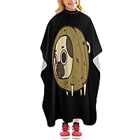 Puglie Potato Kids Barber Cape Cute Hair Cutting Cover Hairdressing Salon Apron Gown for Girls Boys
