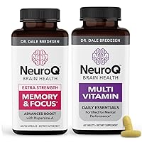 Memory & Focus Extra Strength with MultiVitamin- Boosts Cognitive Performance - Supports Neuroprotection & Concentration - Huperzine A, Gotu Kola, Ginkgo, Coffee Fruit & Propolis - 120 Capsules