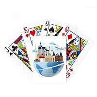 Landmark Journey Germany Plane Poker Playing Magic Card Fun Board Game