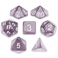 Wiz Dice Series II Set of 7 Polyhedral Dice in Velvet Pouch