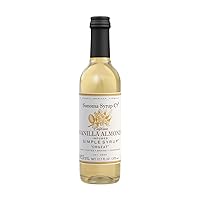 Vanilla Almond Simple Syrup 12.7 fl oz for Cocktails, Tea, and Cooking