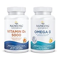 Nordic Naturals Cognitive and Bone Density Starter Pack - Omega-3 Vitamin D3 1000, Orange