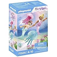 PLAYMOBIL Princess Magic Mermaid Kids with Jellyfish - 71504