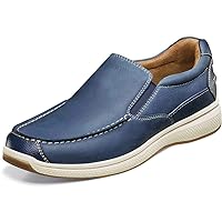 Florsheim Great Lakes Moc Toe Slip-On Indido Smooth/Milled 10 XW (5E)