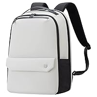 Hanke Carry on Backpack Waterproof Travel Laptop Backpack for Men & Women, Durable Rucksack Weekender Bag Daypack(Salt White)