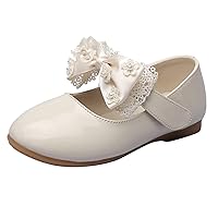 Girl Dress Shoes Children Shoes Flat Shoes Crystal Shoes with Sequins Bowknot Girls Dancing Shoes Kid Shoes Size 6