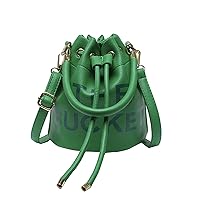 The Tote Bag for Women - PU Leather Crossbody Bucket Bag, Drawstring Handbag, Trendy Shoulder Bag for Everyday Style
