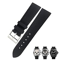 22mm 24mm Nylon Fabric Watchband for Breitling Strap for Avenger NAVITIMER World Avenger Navitimer Leather Canvas Bracelet (Color : 26mm, Size : 22mm)