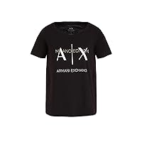 A｜X ARMANI EXCHANGE Women's Milano Edition Cotton Crewneck T-Shirt