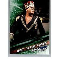 2019 Topps WWE Smackdown Live Green Wrestling #78 Jerry The King Lawler Official World Wrestling Entertainment Trading Card