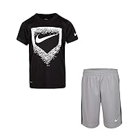 Nike Toddler Boys Swoosh T-Shirt & Short 2 Piece Set