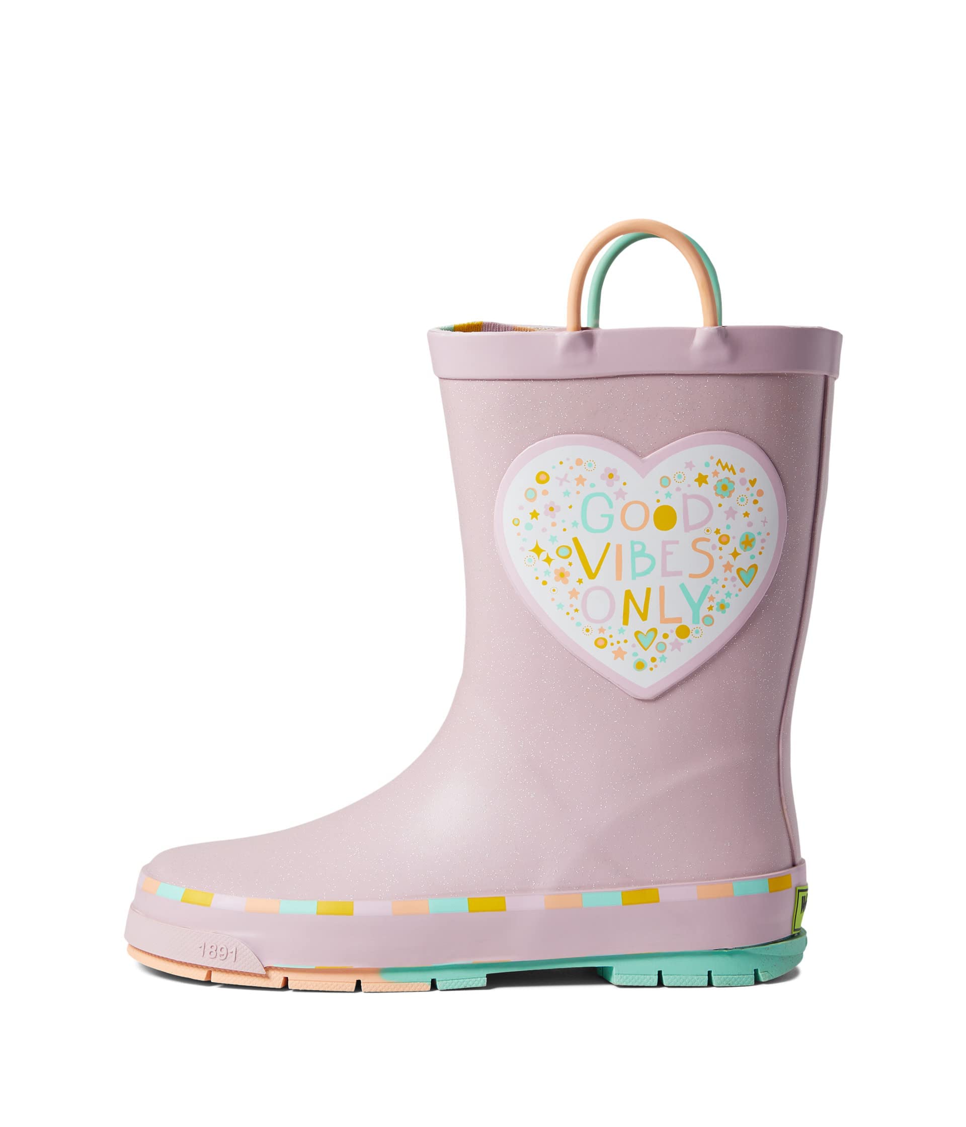 Western Chief Girl's Sparkle Heart Rain Boot (Toddler/Little Kid/Big Kid)