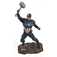 DIAMOND SELECT TOYS Marvel Gallery: Avengers Endgame: Captain America PVC Figure, Multicolor