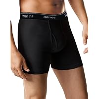 Hanes Ultimate 5 Packs for Men FreshIQ Boxer Briefs with ComfortFlex Waistband