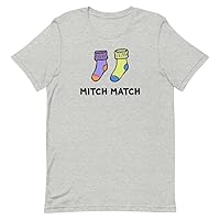 STLA Merch Mitch Match Socks Novelty Mens T Shirt, Mens Novel Adult Shirt, [S-3XL Mens Adult Shirt], Funny Adult Shirt