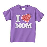 Threadrock Little Boys' I Love Mom Infant/Toddler T-Shirt