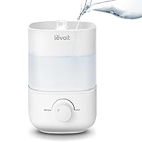 Top Fill Humidifiers for Bedroom, 2.5L Tank for Large Room, Easy to Fill & Clean, 28dB Quiet Cool Mist Air Humidifier for Home Baby Nursery & Plants, Auto Shut-off and BPA-Free for Safety, 25H