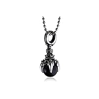 Diamond pestle, dragon claw stone necklace, dragon claw titanium steel pendant